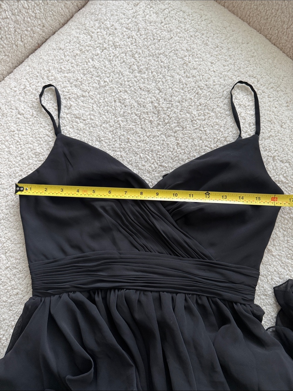 Mac Duggal Leena Sleeveless Tiered Ruffle Gown Size 6 - Picture 8 of 15